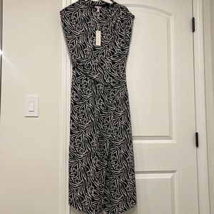 Rebecca Taylor Zebra Lily Jersey Dress size M